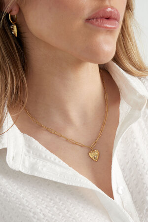 Necklace heart of gold - gold h5 Picture3